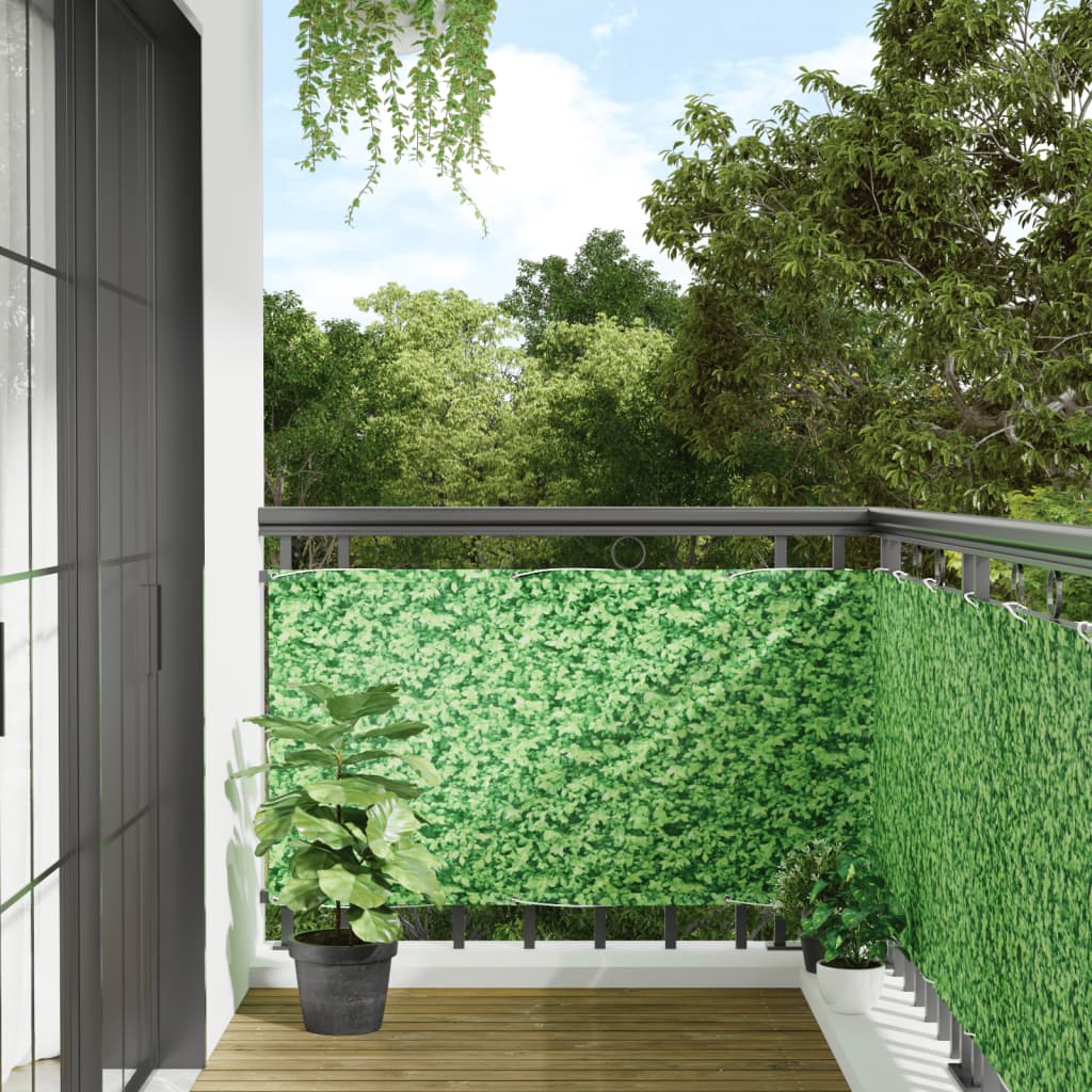 Vidaxxl motif végétal motif végétal 1000x75 cm PVC vert