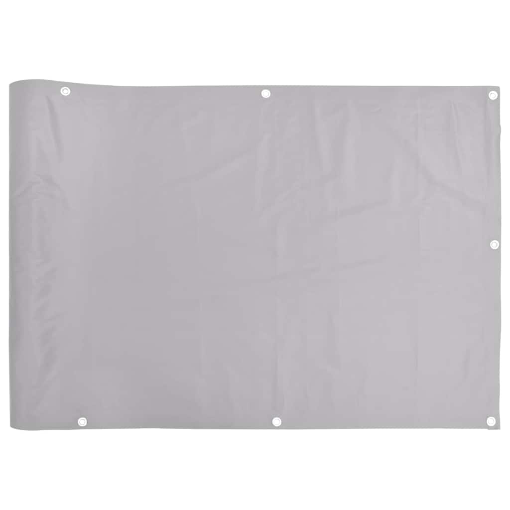 Vidaxx paravent de balcon 500x90 cm PVC gris