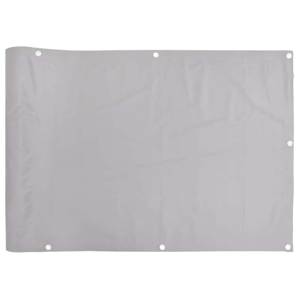 Vidaxx paravent de balcon 300x120 cm PVC gris