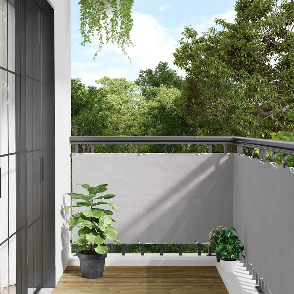 Vidaxx paravent de balcon 300x120 cm PVC gris