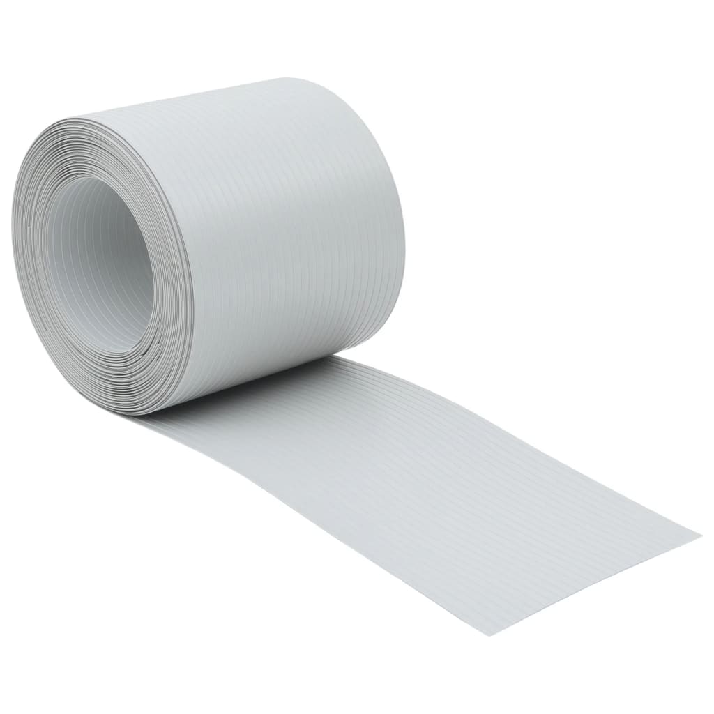 Vidaxxl écrans de jardin 10 pcs 252,5x19 m PVC gris clair