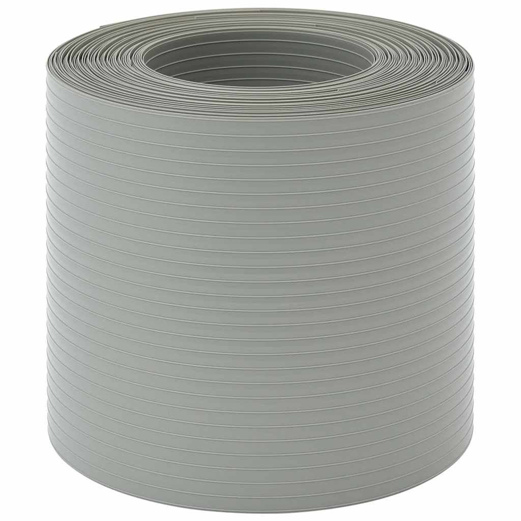 Vidaxxl écrans de jardin 10 pcs 252,5x19 m PVC gris pierre