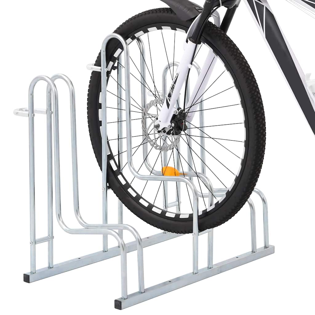 Support à vélo VidaXL pour 3 vélos, acier galvanisé autoportant