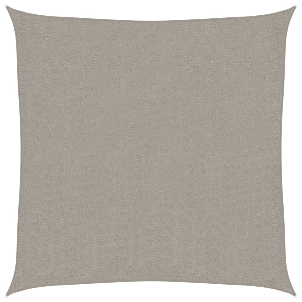 Vidaxl voile d'ombrage 160 g m² carré 2x2 m HDPE gris clair