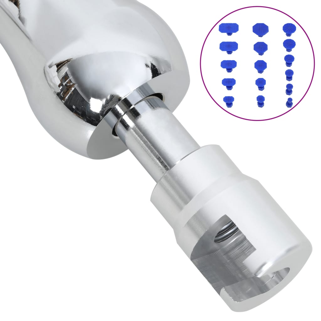 Kit de débosselage Vidaxl 19 pièces sans finition