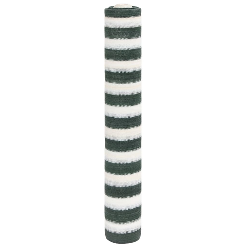 Vidaxx filet d'intimité 75 g m² 1,2x10 m HDPE vert et blanc