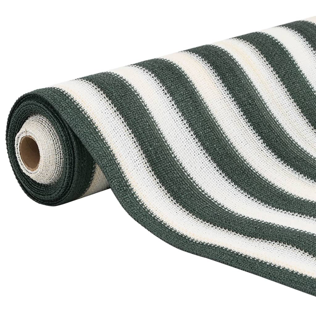 VidaXL filet d'intimité 75 g m² 1,8x25 m HDPE vert et blanc