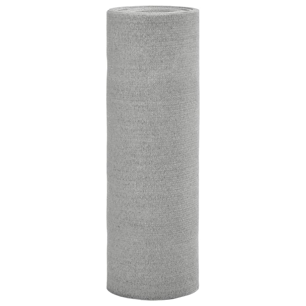 VidaXL filet d'intimité 75 g m² 1,5x50 m HDPE gris clair