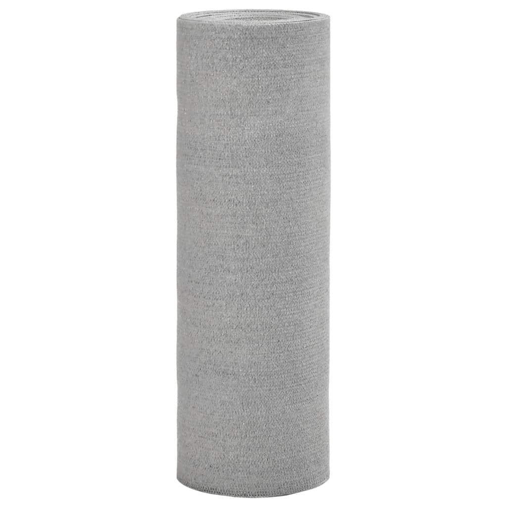 VidaXL Filet d'intimité 150 g m² 2x25 m HDPE gris clair