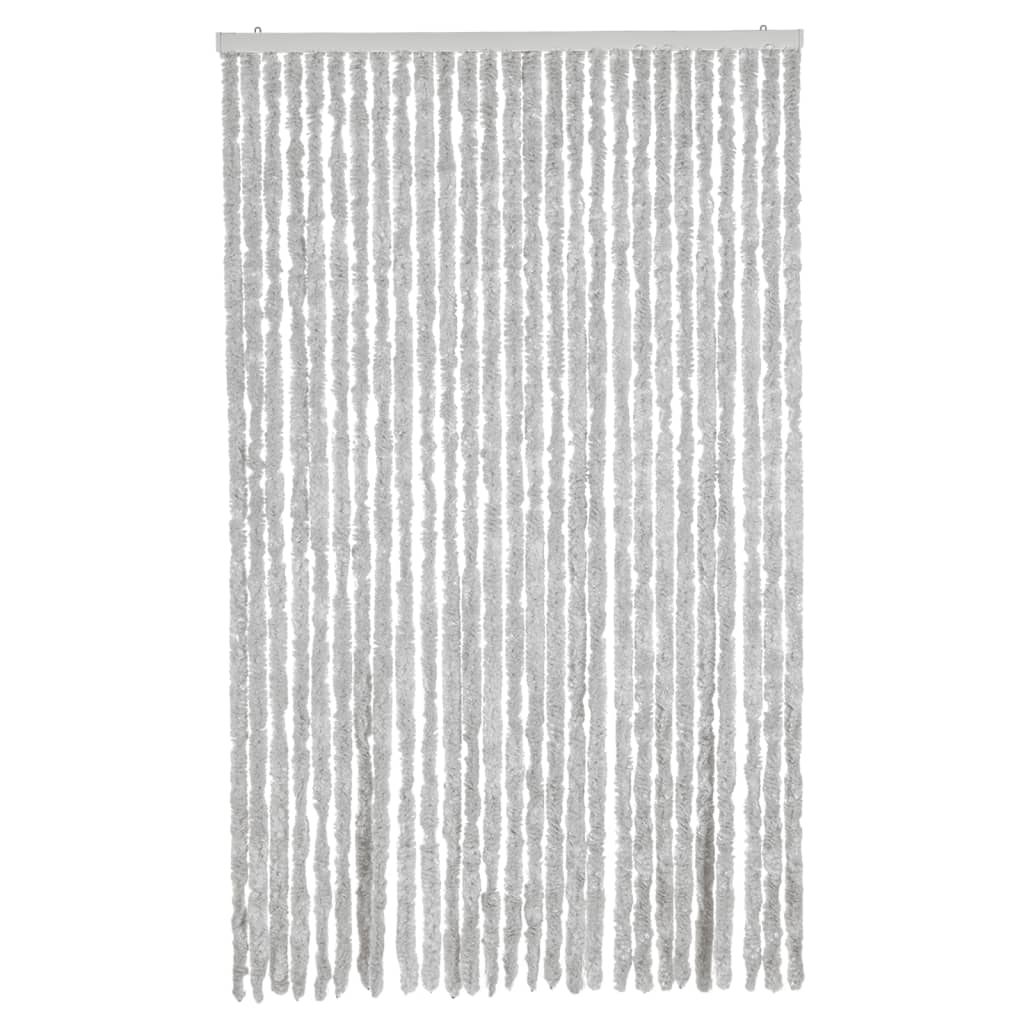 Vidaxx rideau anti-mouches 118x220 cm chenille gris