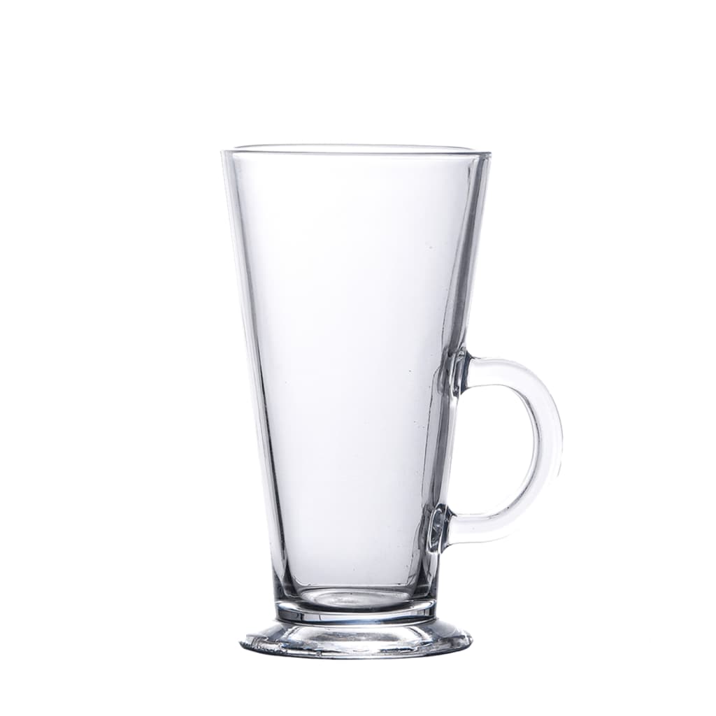 VidaXL verres à latte avec anse 6 pièces 250 ml