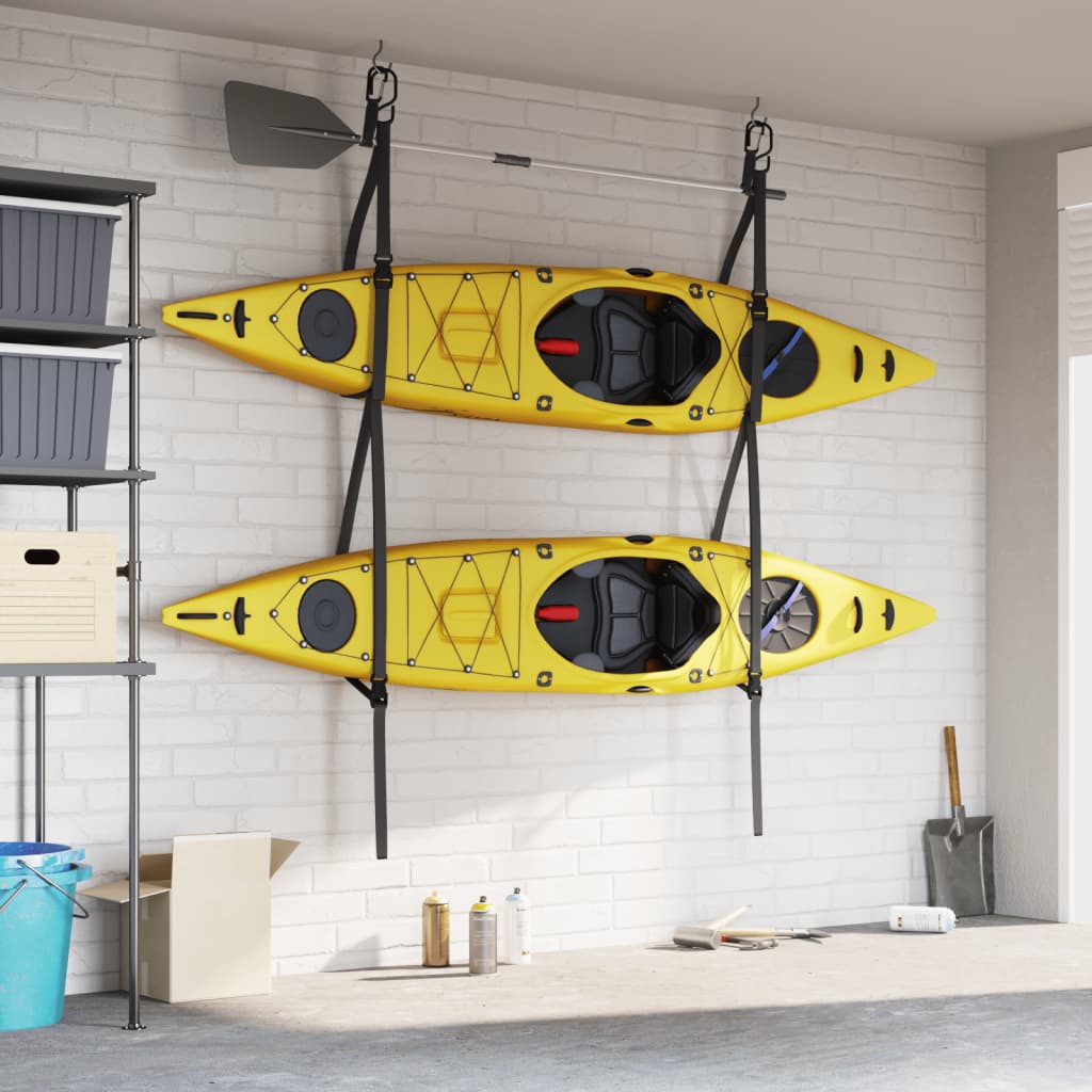 Vidaxx sangles de rangement pour kayak double avec pinces à pagaie 50 kg