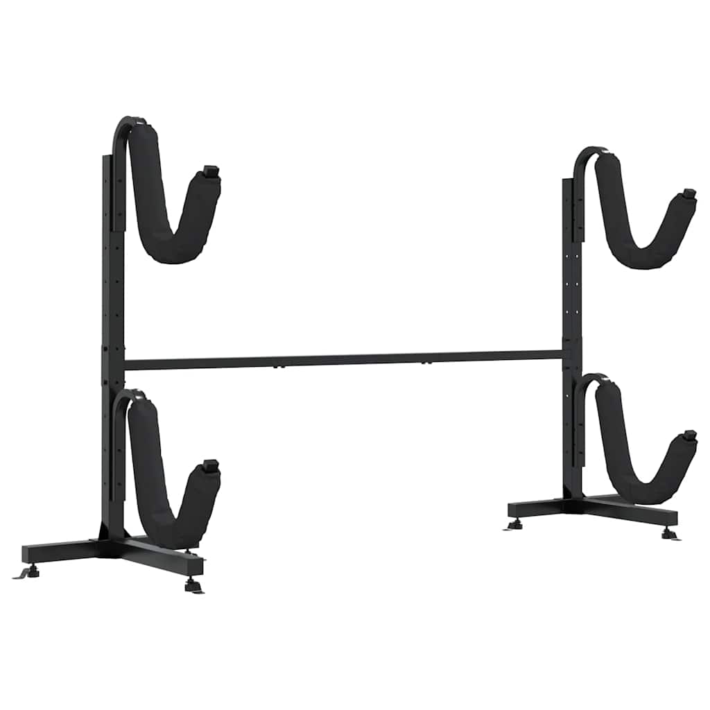 VidaXL Support de rangement pour 2 kayaks 250x57x127,5 cm acier