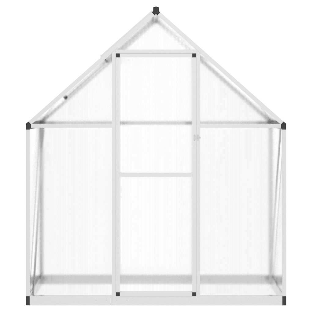 Vidaxx serre de jardin avec cadre de base 169x58x195 cm aluminium argenté