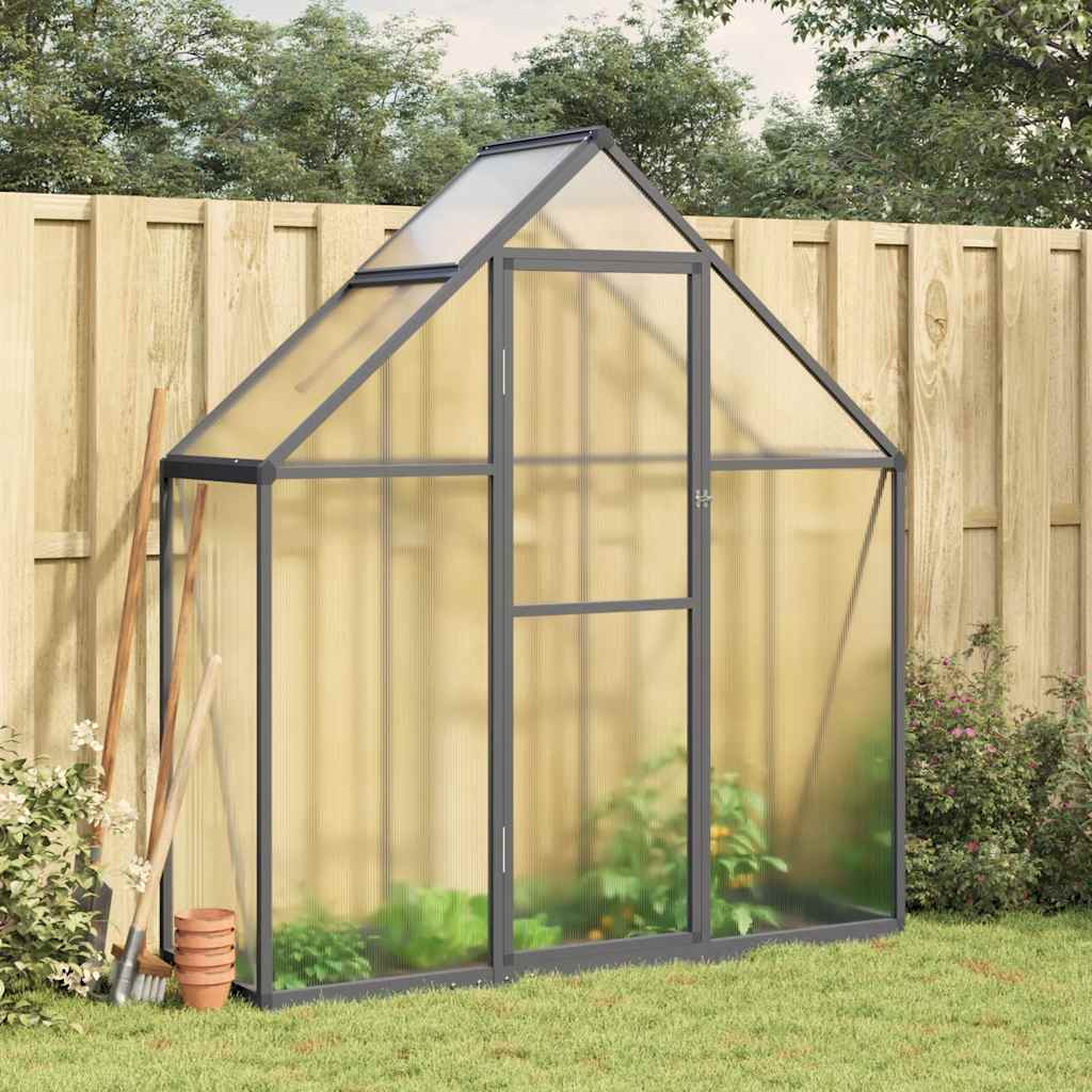 Vidaxx serre de jardin avec cadre de base 169x58x195 cm aluminium anthracite