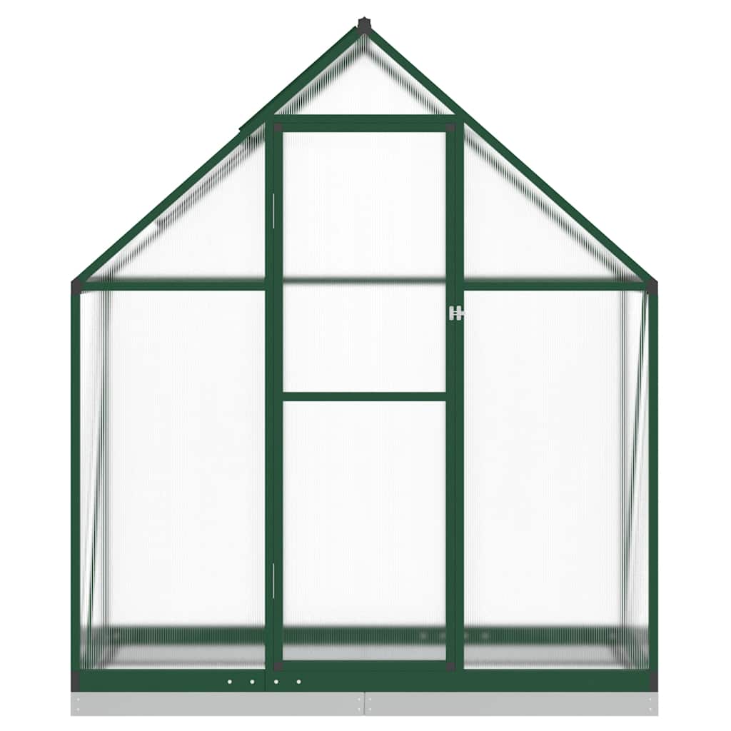 Vidaxx serre de jardin avec cadre de base 169x58x202 cm aluminium vert