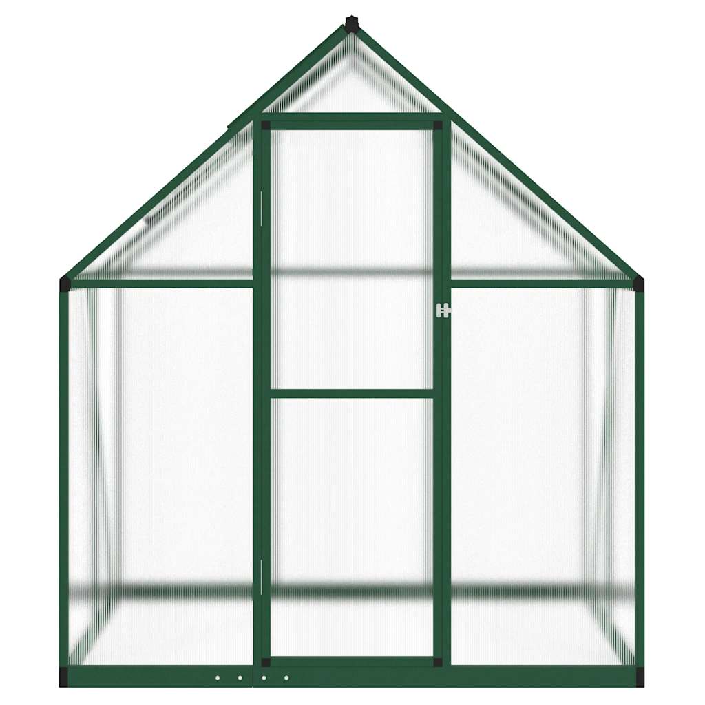 Vidaxx serre de jardin avec cadre de base 169x114x195 cm aluminium vert