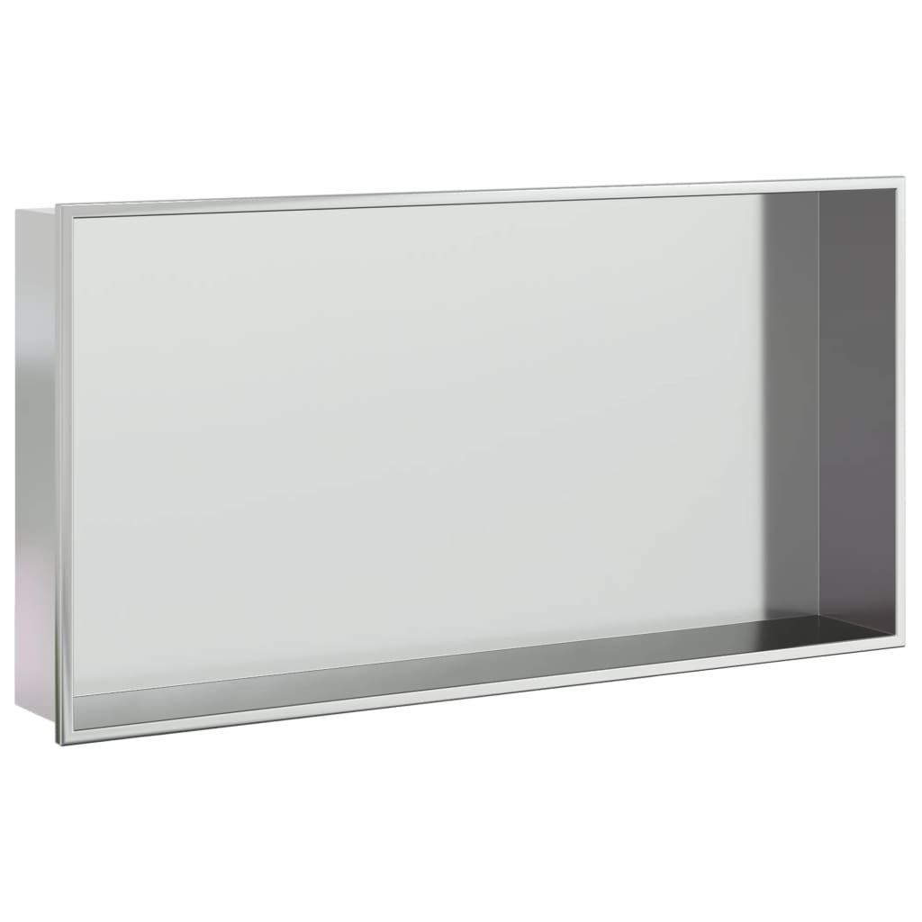 Niche de douche Vidaxx 62x32x9 cm acier inoxydable argent brossé