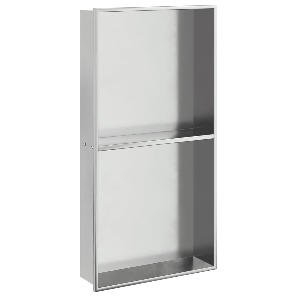 Niche de douche Vidaxx 32x62x9 cm acier inoxydable argent brossé