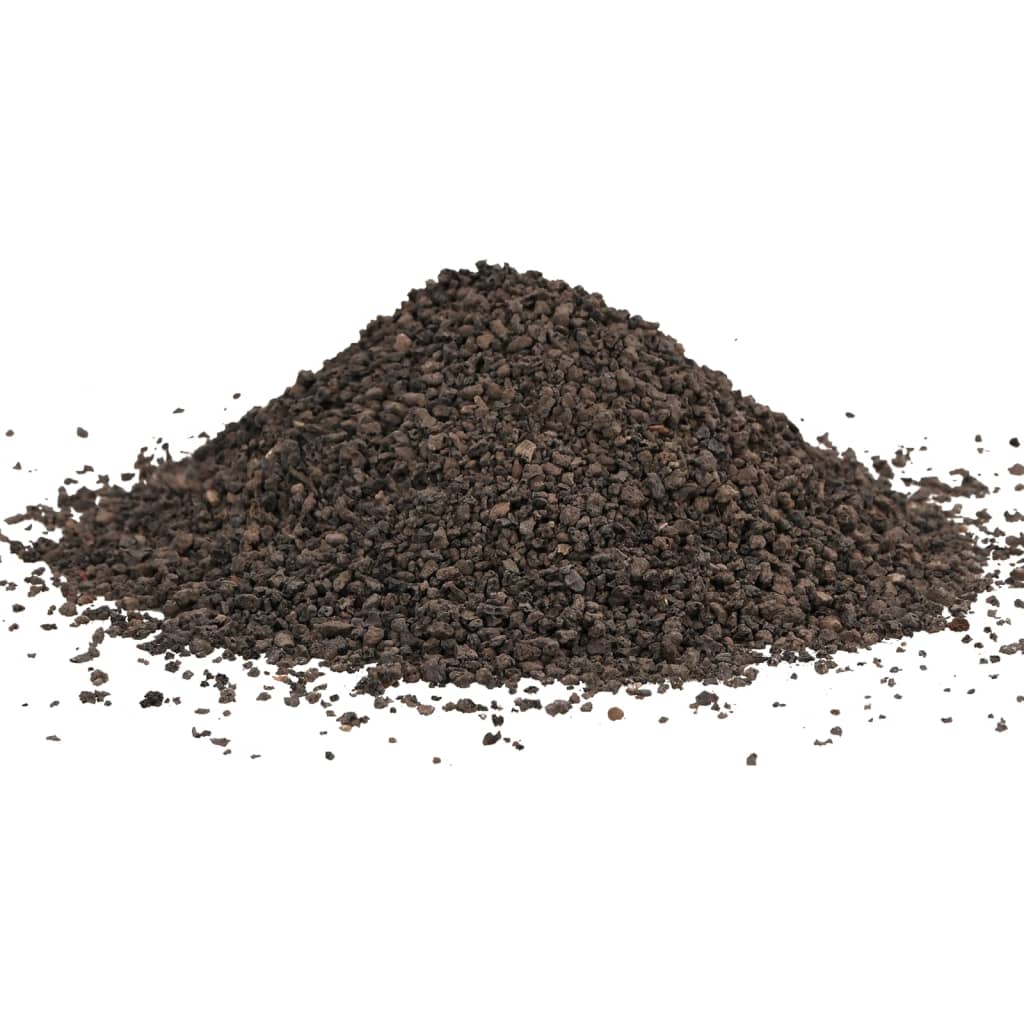 VidaXL gravier de basalte 25 kg 1-3 mm noir