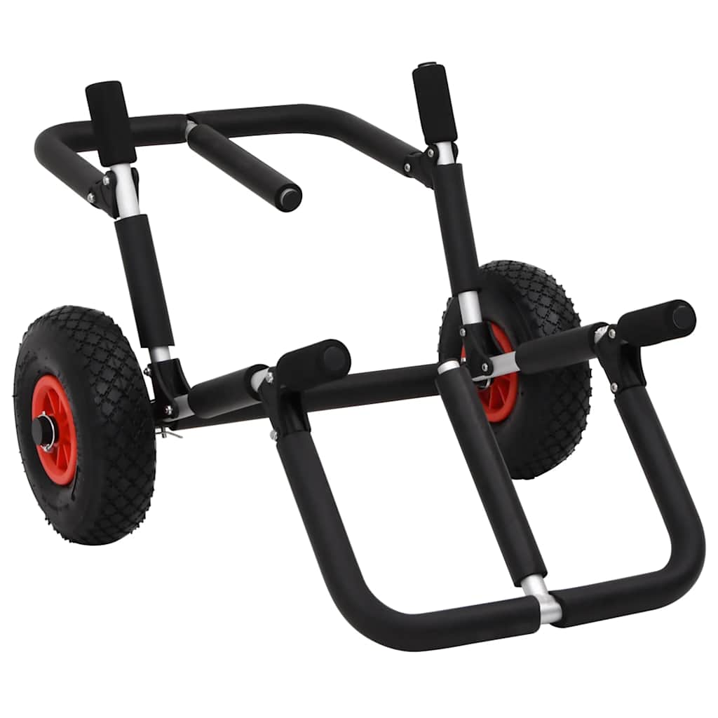 Vidaxl sup trolley pour 2 planches de surf pliable 90 kg aluminium