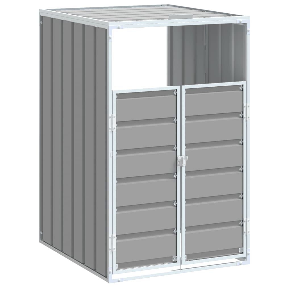 Vidaxx conteneur de rangement pour 1 conteneur 72x81x115 cm acier gris