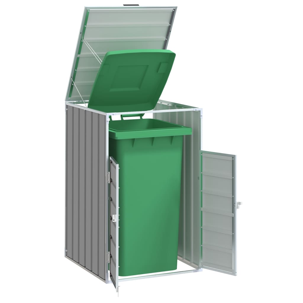 Vidaxx conteneur de rangement pour 1 conteneur 72x81x115 cm acier gris