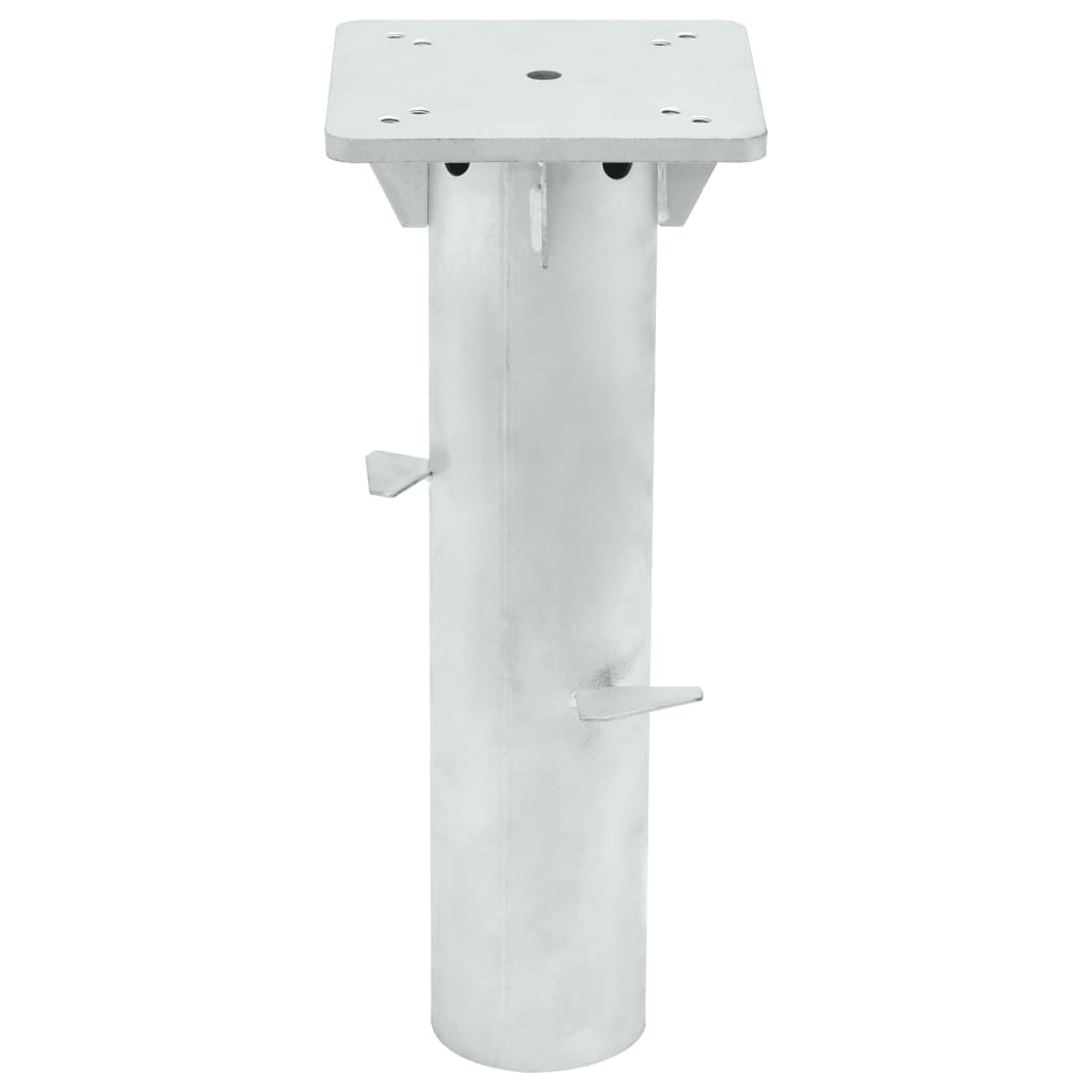 Vidaxx pied de parasol pour enterré 16x16x39,5 cm acier argenté