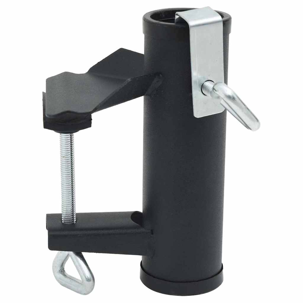 Vidaxx pinces de parasol pour balcon 2 pcs 25-38 mm acier
