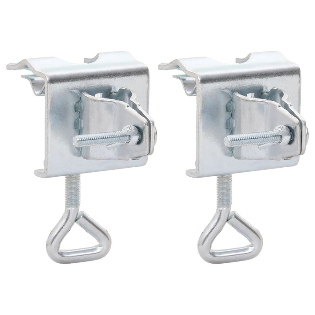Vidaxx pinces de parasol pour balcon 2 pcs 32 mm en acier galvanisé