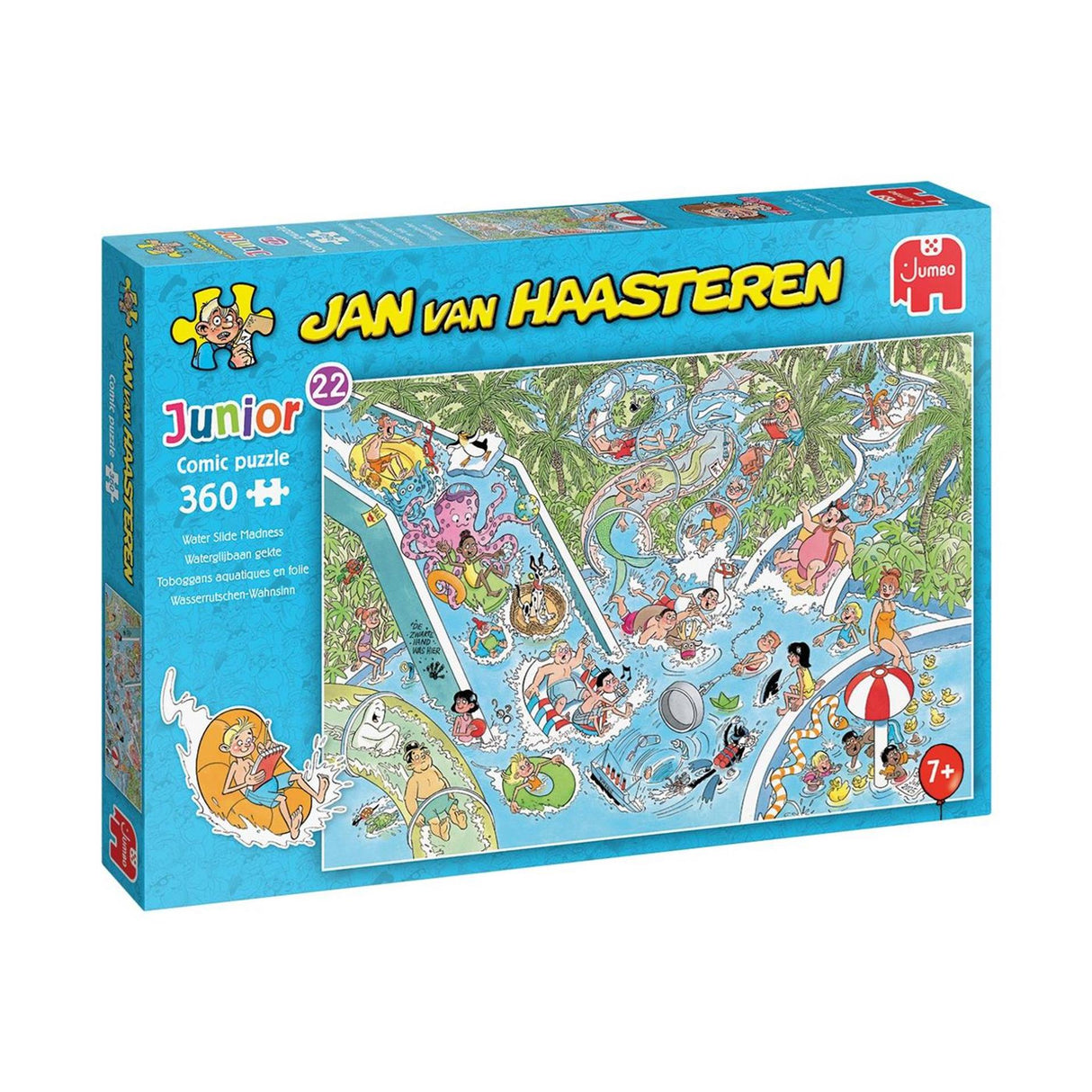 Puzzle géant de toboggan aquatique junior de Jan Van Hastering Puzzle de toboggan aquatique junior de Jan Van Hastering fou | 2 pièces