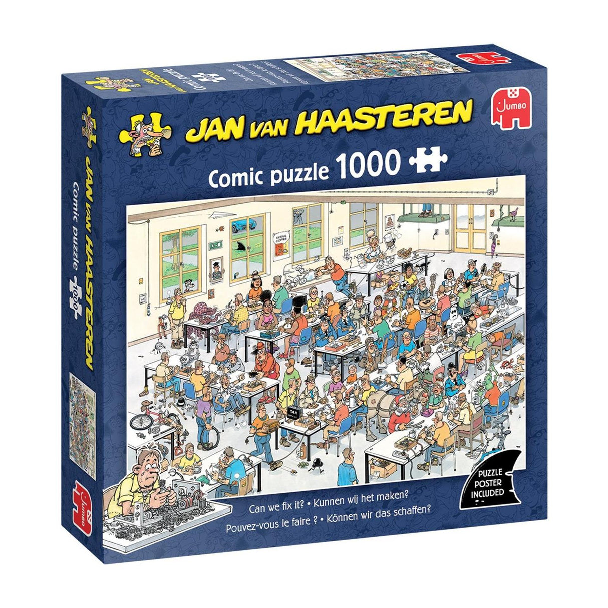 Puzzle géant de Jan van Haasteren : pouvons-nous le réaliser ? - 1000 pièces.