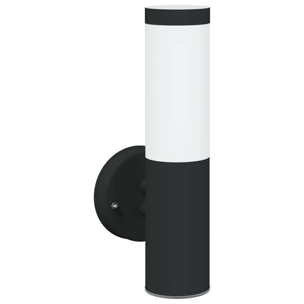 Applique d'extérieur Vidaxx noire 15 x 7,5 x 33 cm