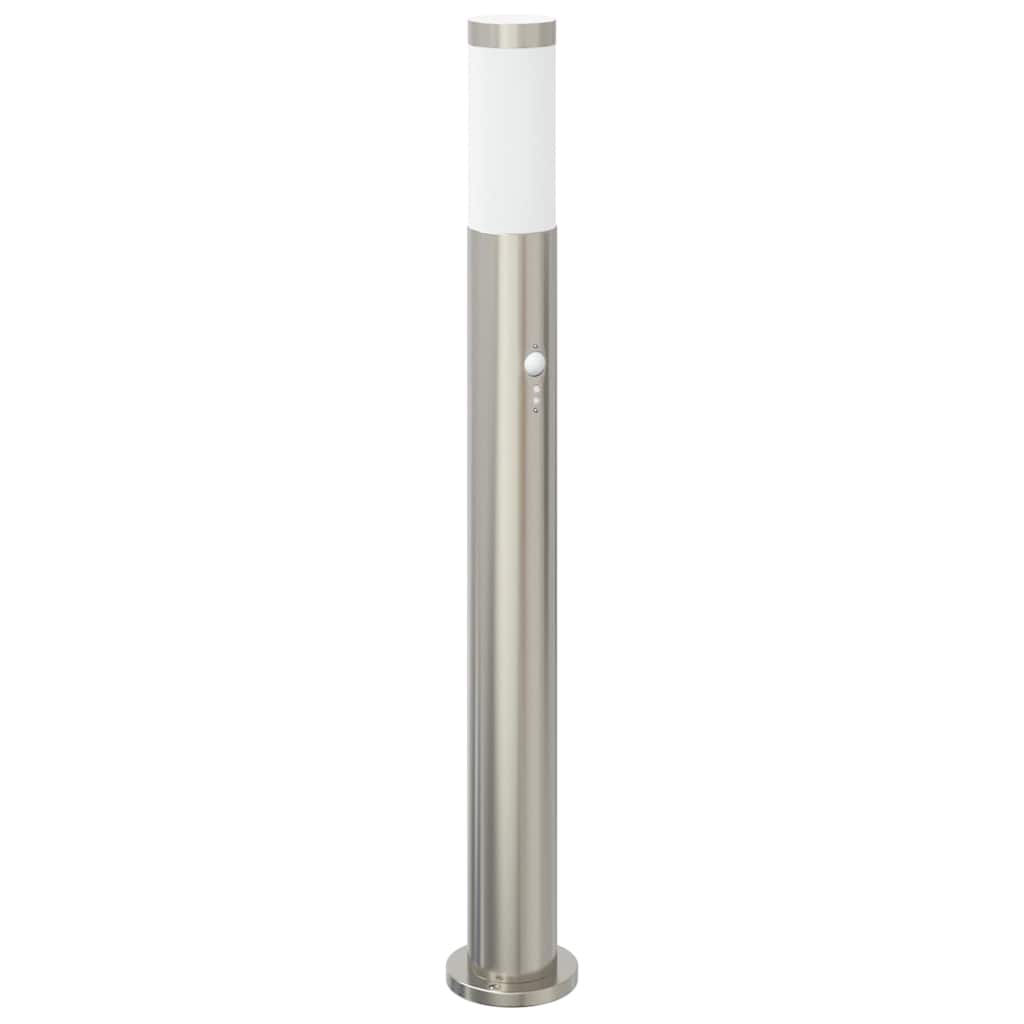 Vidaxx borne d'éclairage avec capteur 80 cm inox IP44