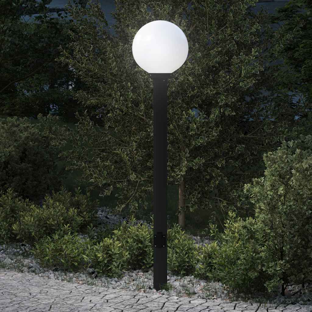 Vidaxx borne d'éclairage avec douille 120 cm noir IP44