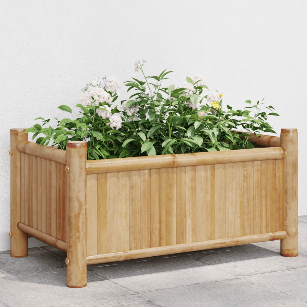 Vidaxx jardinière 50x30x25 cm bambou