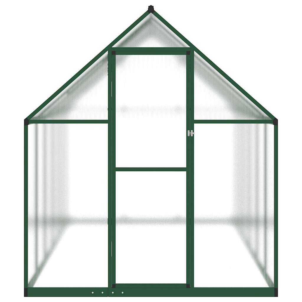 VidaXL Serre de jardin avec cadre de base 334x169x195 cm aluminium vert