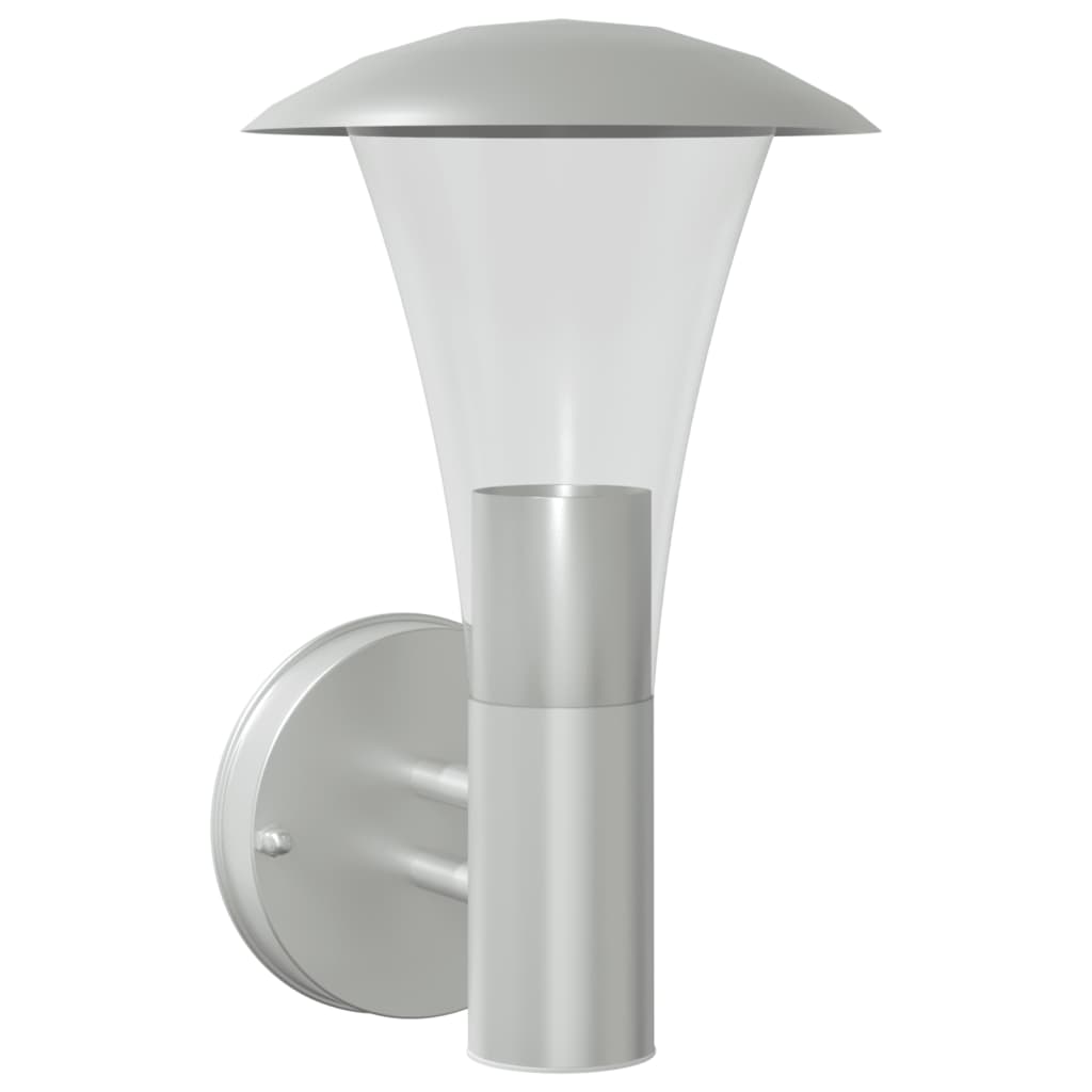 VidaXL applique d'extérieur acier inoxydable couleur argent