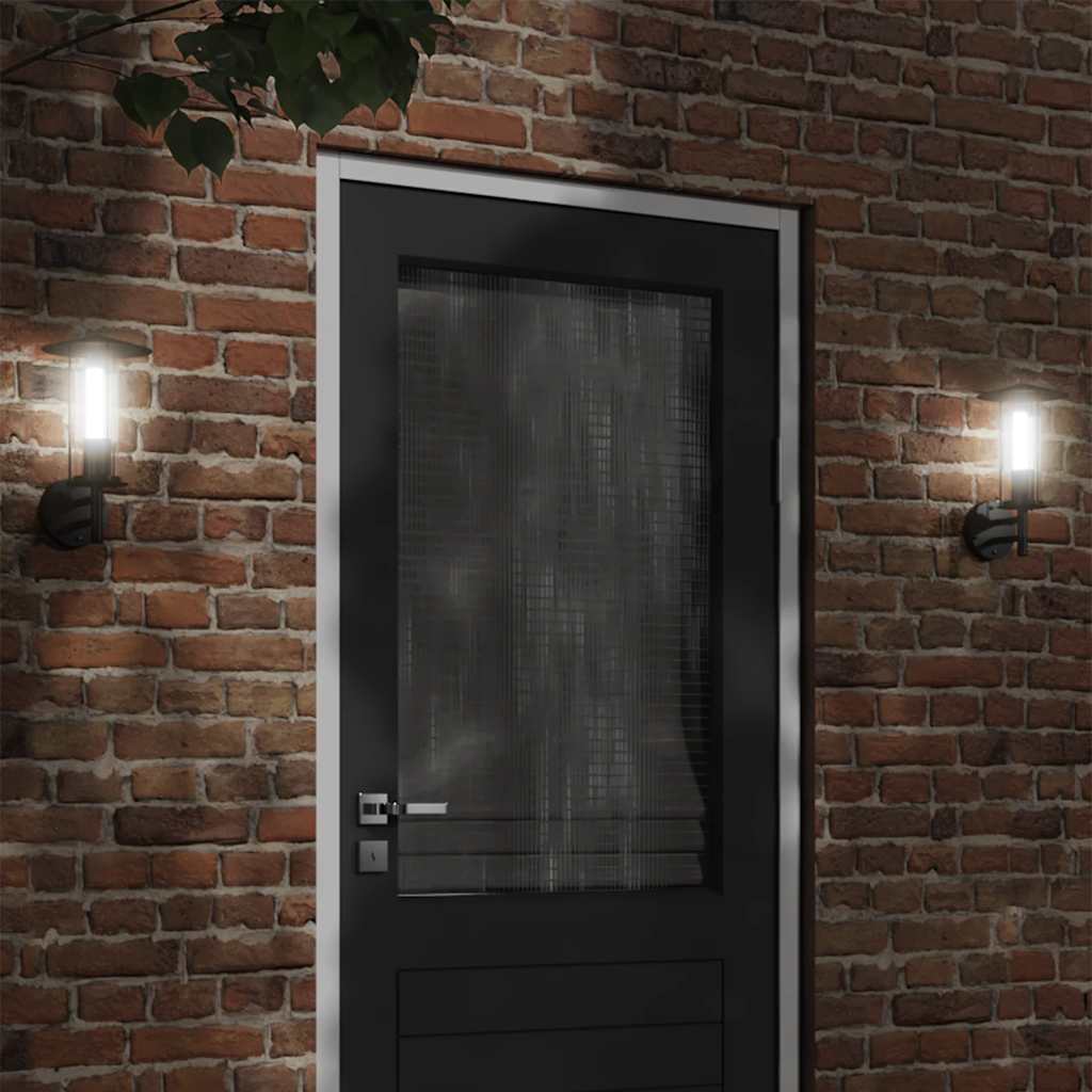 Vidaxx applique d'extérieur acier inoxydable noir