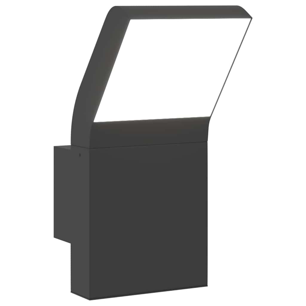 VidaXL applique d'extérieur LED en fonte d'aluminium noir