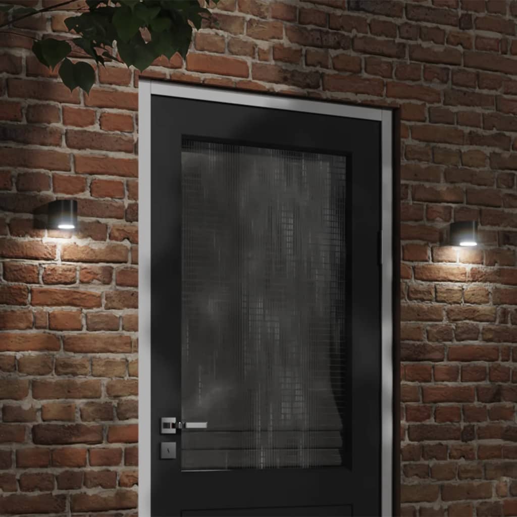 Vidaxx applique d'extérieur en fonte d'aluminium noir