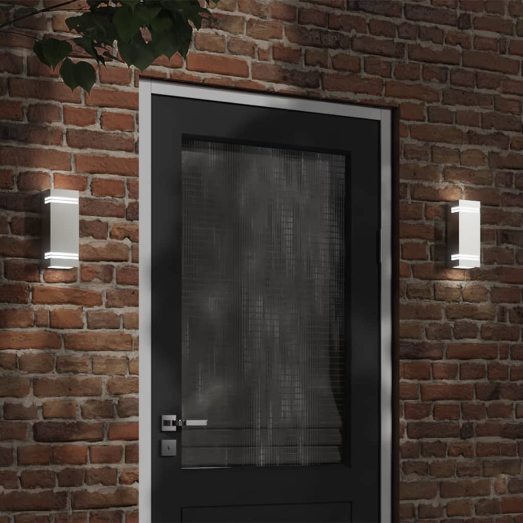 Vidaxx applique d'extérieur acier inoxydable argenté