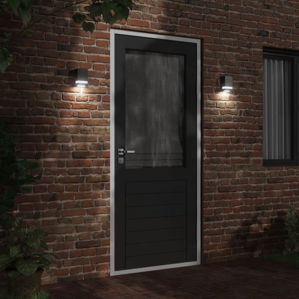 Vidaxx applique d'extérieur acier inoxydable noir