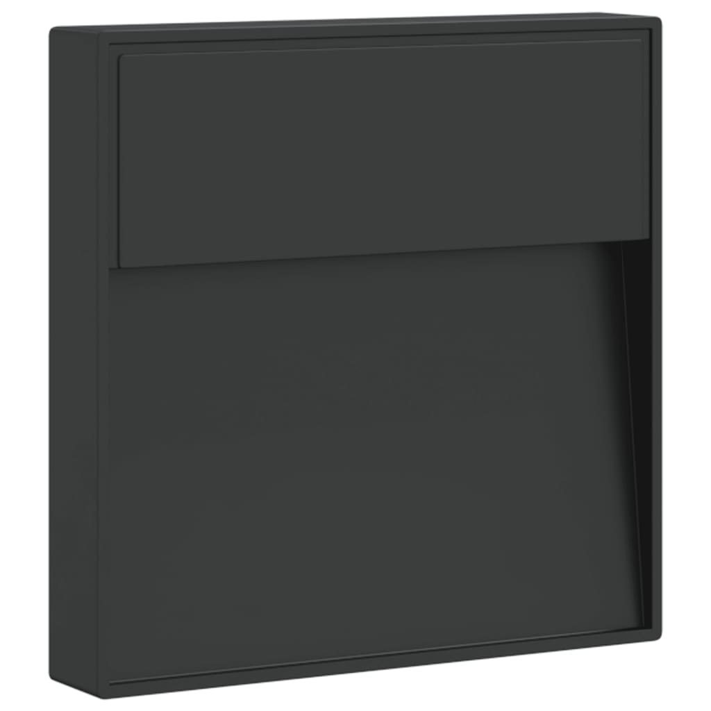 VidaXL applique d'extérieur LED en fonte d'aluminium noir
