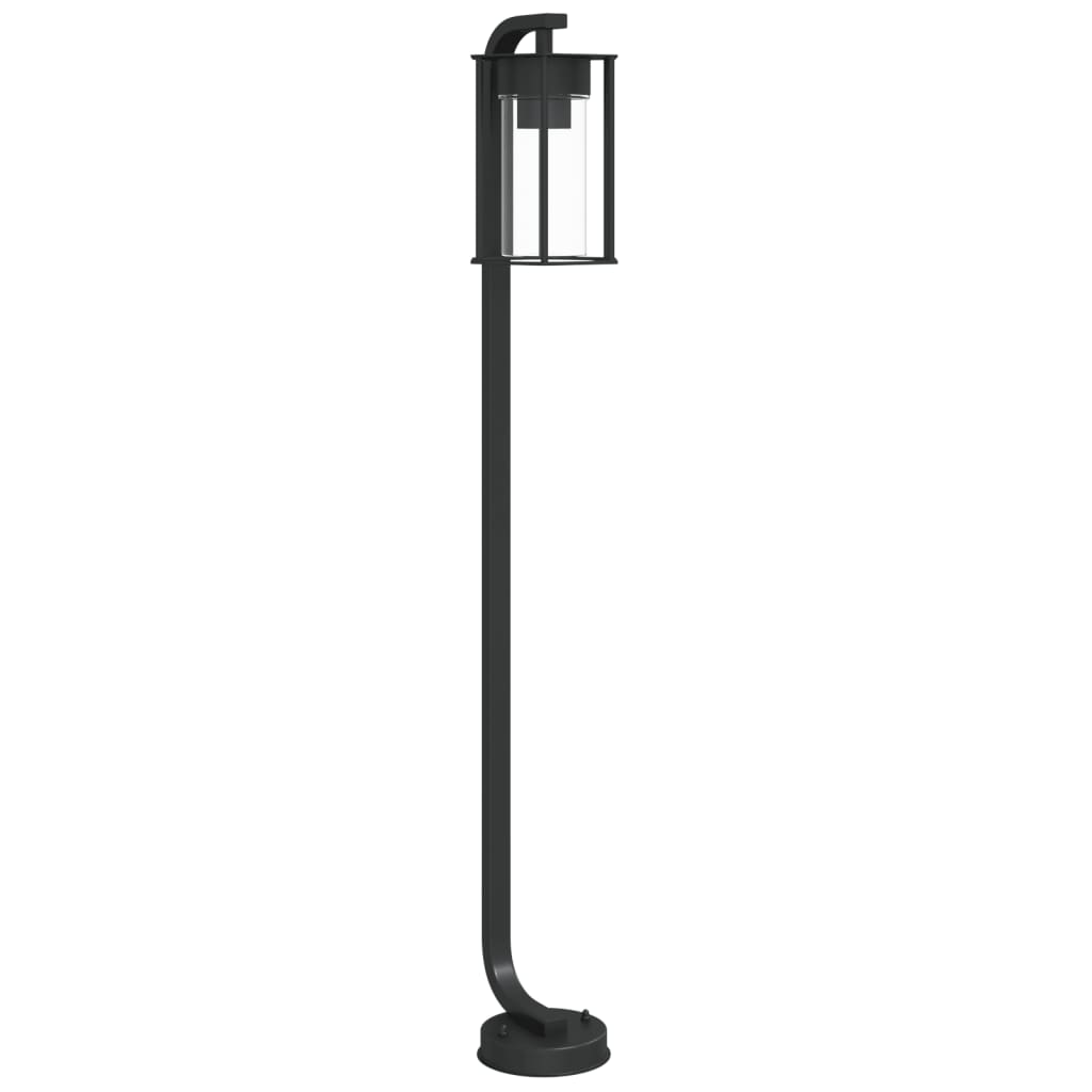 Vidaxx lampadaire d'extérieur 100 cm acier inoxydable noir