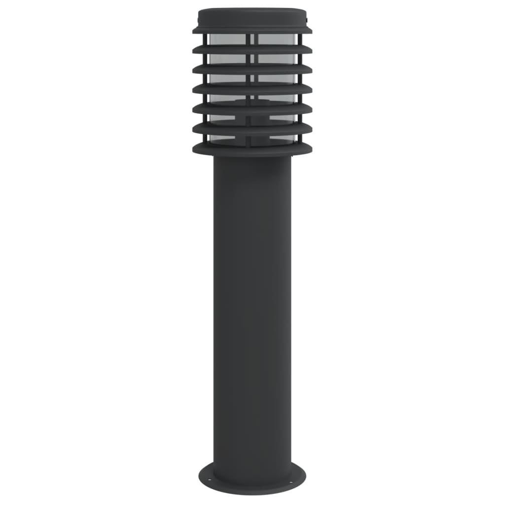Vidaxx lampadaire d'extérieur 60 cm acier inoxydable noir