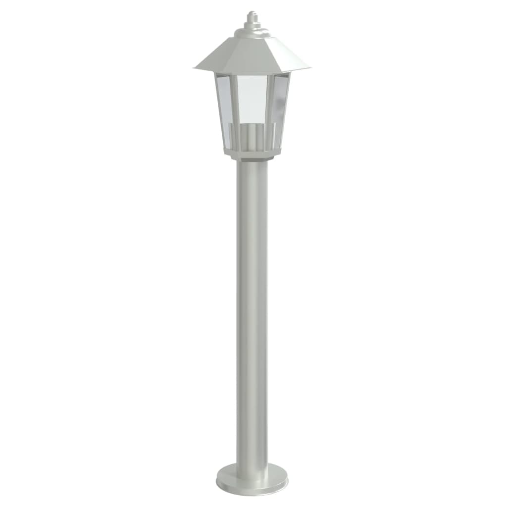 Vidaxx lampadaire d'extérieur 80 cm acier inoxydable argenté