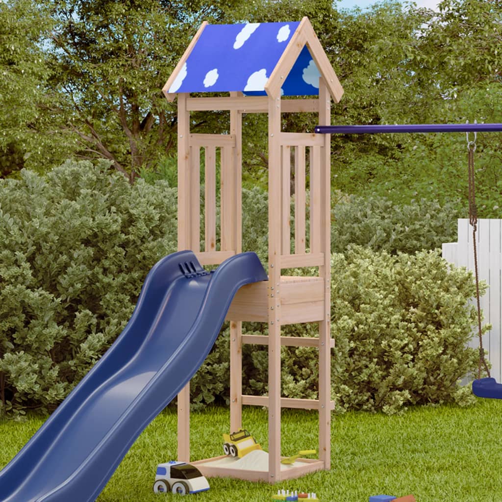 VidaXL Tour de jeu 52,5x46,5x208 cm bois de pin massif