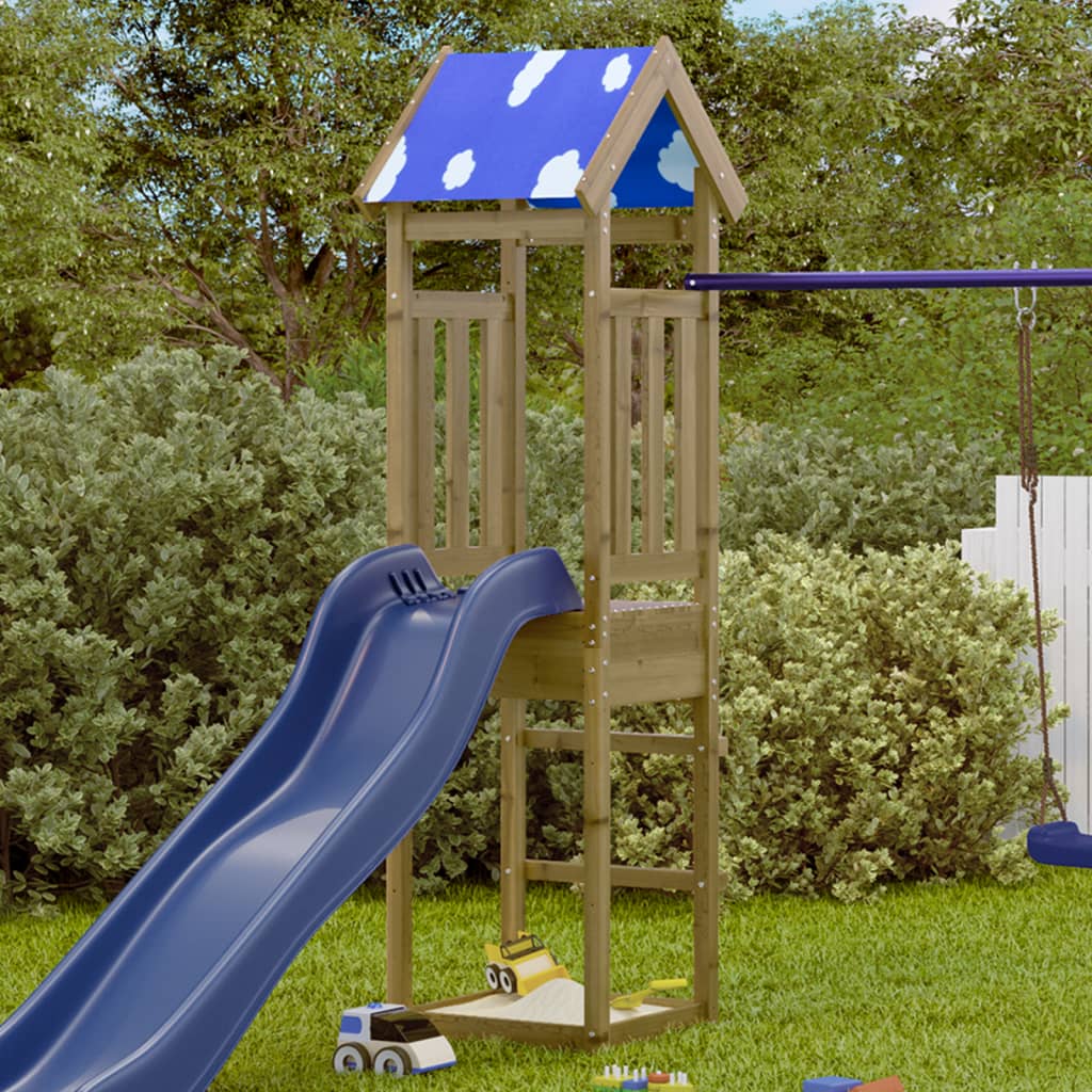 VidaXL Tour de jeu 52,5x46,5x208 cm bois de pin imprégné