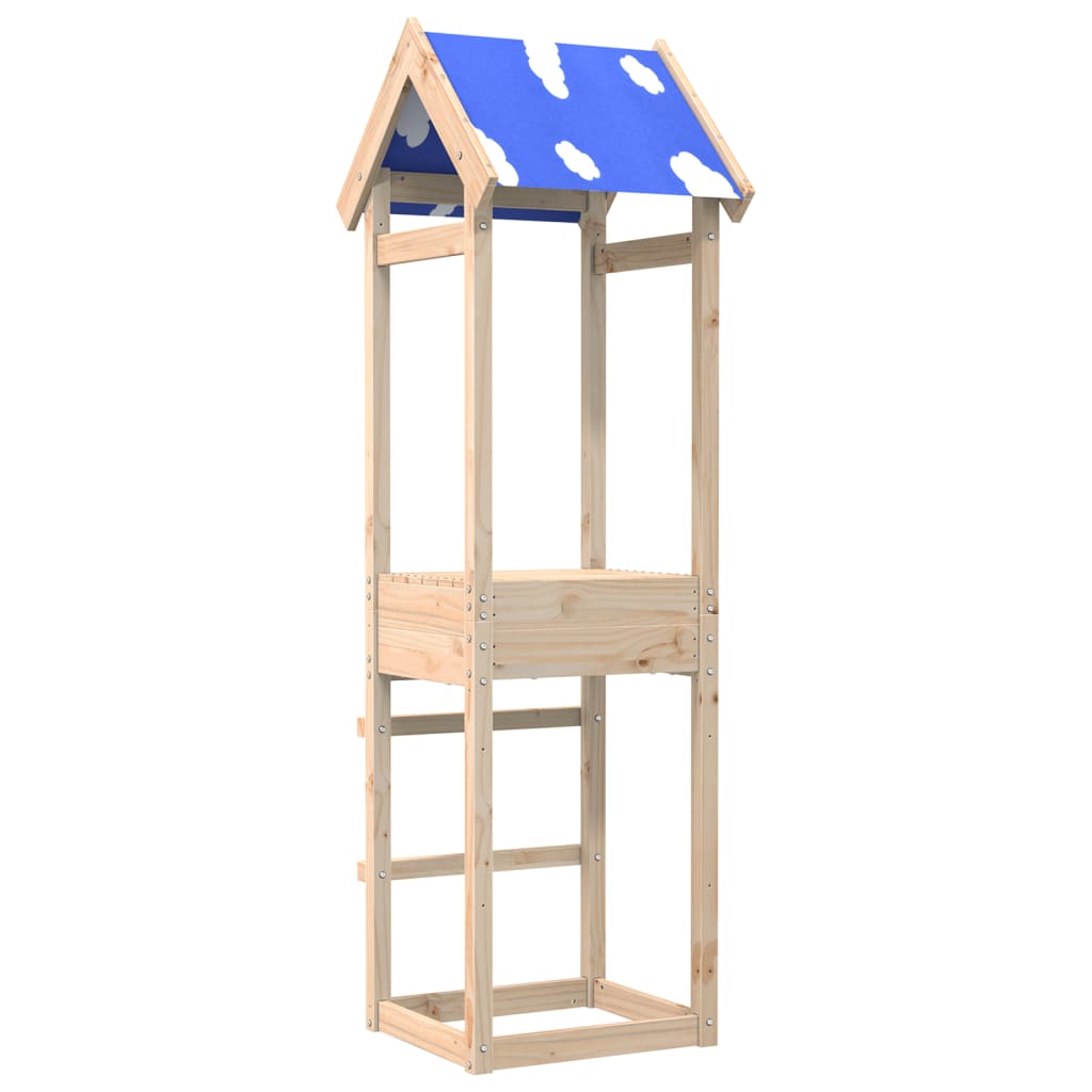 Tour de jeu Vidaxx 52,5x46,5x195 cm en bois de pin massif